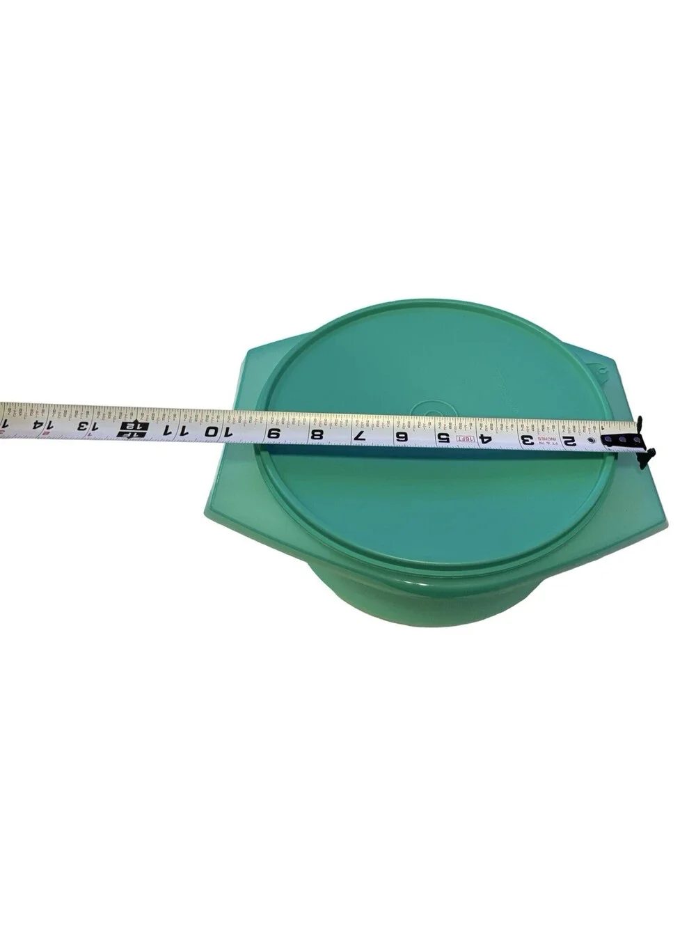 Tupperware Large Tortilla Keeper 12 Cup Container #1283A-1 Green Lid 230-3